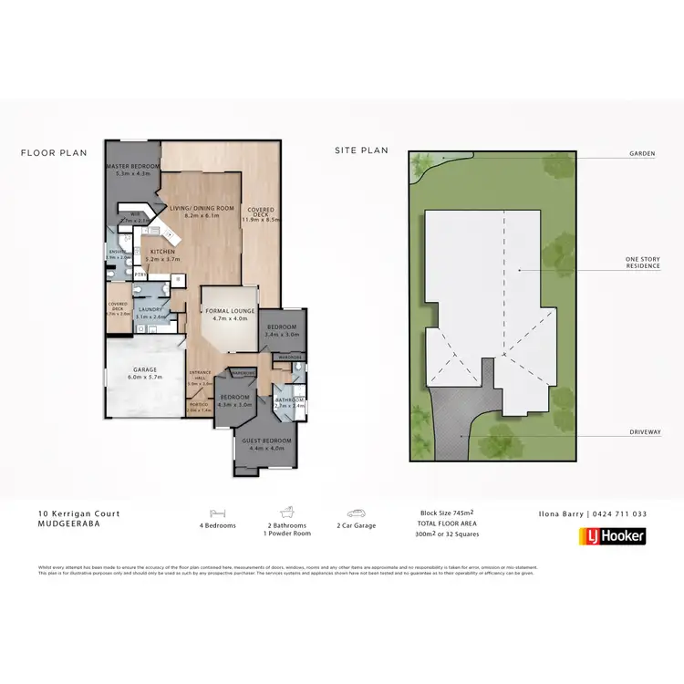 Floorplan of Homely house listing, 10 Kerrigan Court, Mudgeeraba QLD 4213