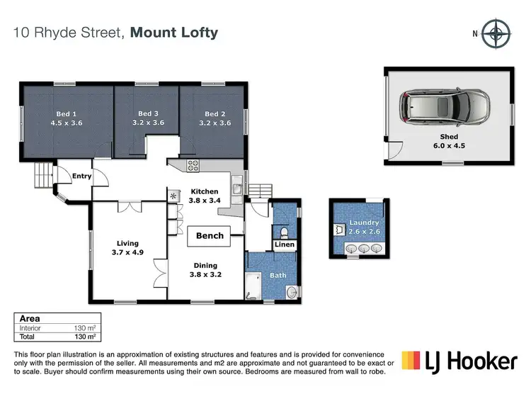 Floorplan of Homely house listing, 10 Rhyde Street, Mount Lofty QLD 4350