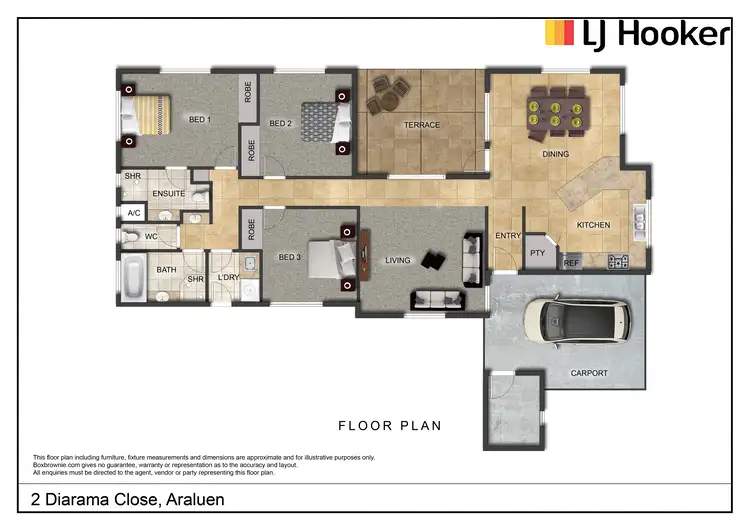 Floorplan of Homely house listing, 2 Diarama Close, Araluen NT 870