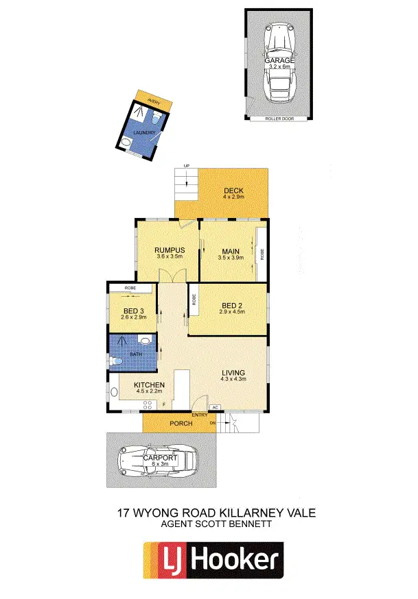 Floorplan of Homely house listing, 17 Wyong Road, Long Jetty NSW 2261