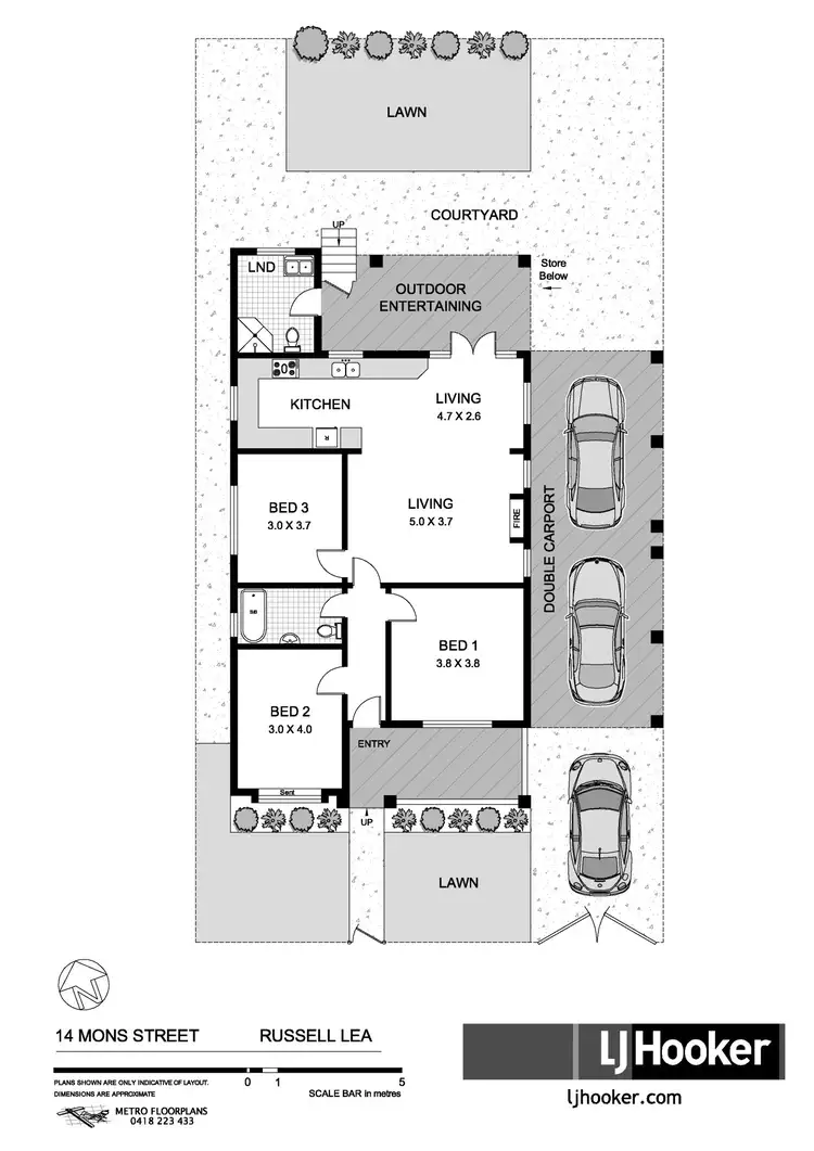 Floorplan of Homely house listing, 14 Mons Street, Russell Lea NSW 2046