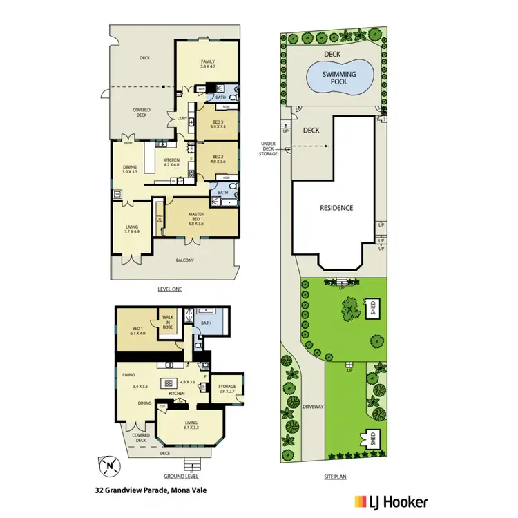 Floorplan of Homely house listing, 32 Grandview Parade, Mona Vale NSW 2103