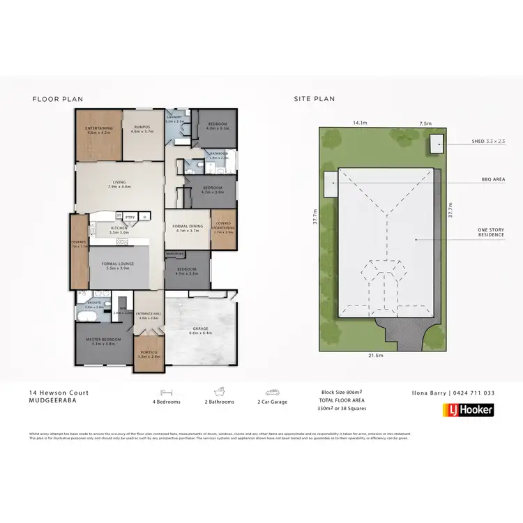 Floorplan of Homely house listing, 14 Hewson Court, Mudgeeraba QLD 4213