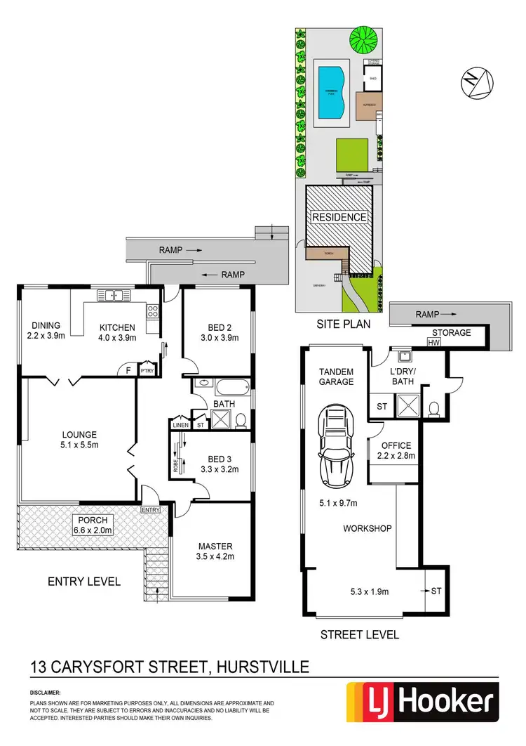 Floorplan of Homely house listing, 13 Carysfort Street, Hurstville NSW 2220