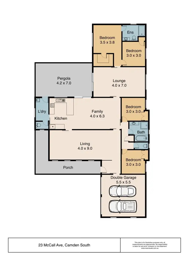 Floorplan of Homely house listing, 23 Mccall Avenue, Camden South NSW 2570