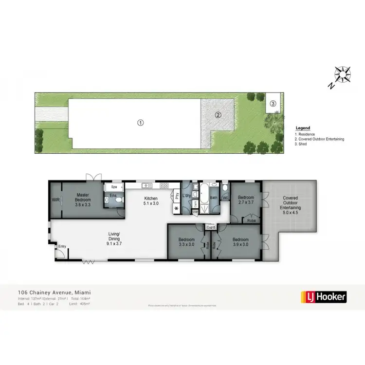 Floorplan of Homely house listing, 106 Chainey Avenue, Miami QLD 4220