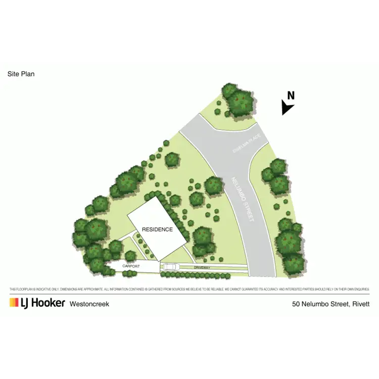 Floorplan of Homely house listing, 50 Nelumbo Street, Rivett ACT 2611