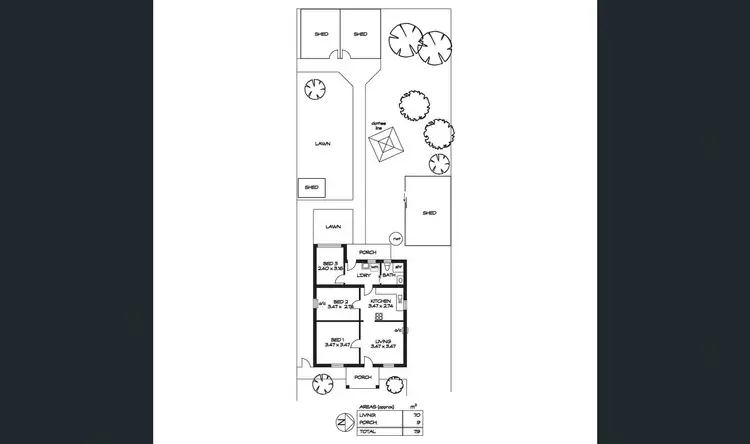 Floorplan of Homely house listing, 40 Avro Avenue, Hendon SA 5014