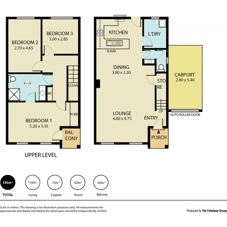 Floorplan of Homely townhouse listing, 15B Queen Street, Smithfield SA 5114