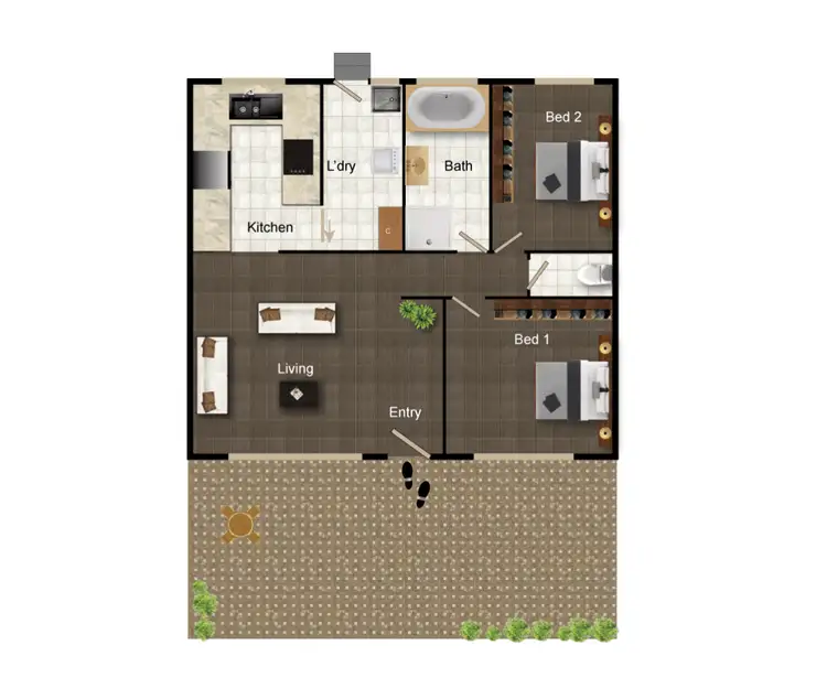 Floorplan of Homely townhouse listing, 4/9 Thurralilly Street, Queanbeyan NSW 2620