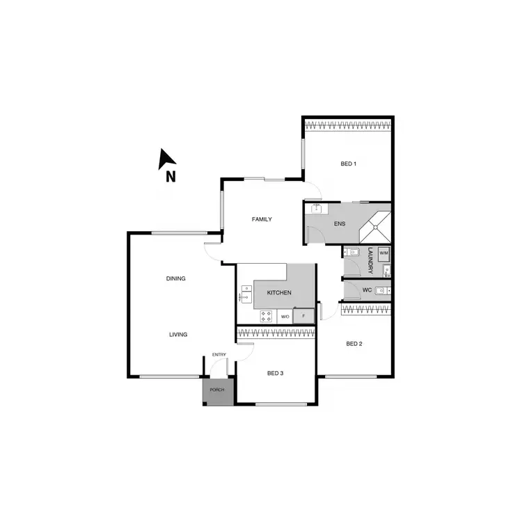 Floorplan of Homely house listing, 42 Bargang Crescent, Ngunnawal ACT 2913