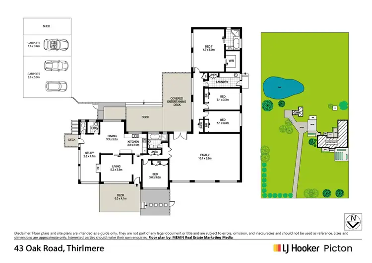 Floorplan of Homely house listing, 43 Oaks Road, Thirlmere NSW 2572