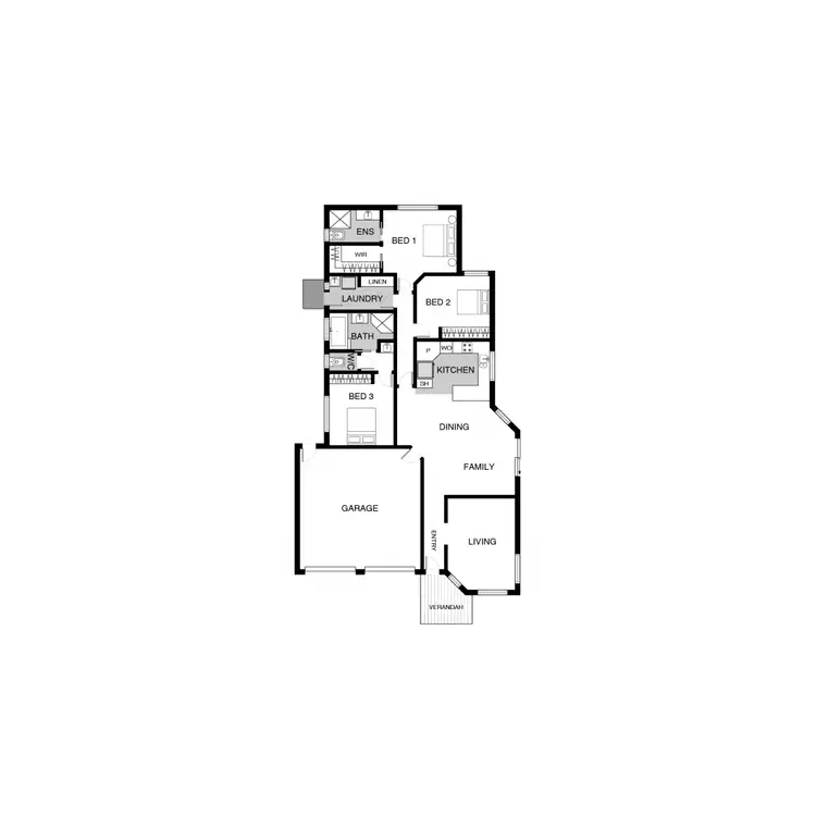 Floorplan of Homely house listing, 6 Mt Warning Crescent, Palmerston ACT 2913