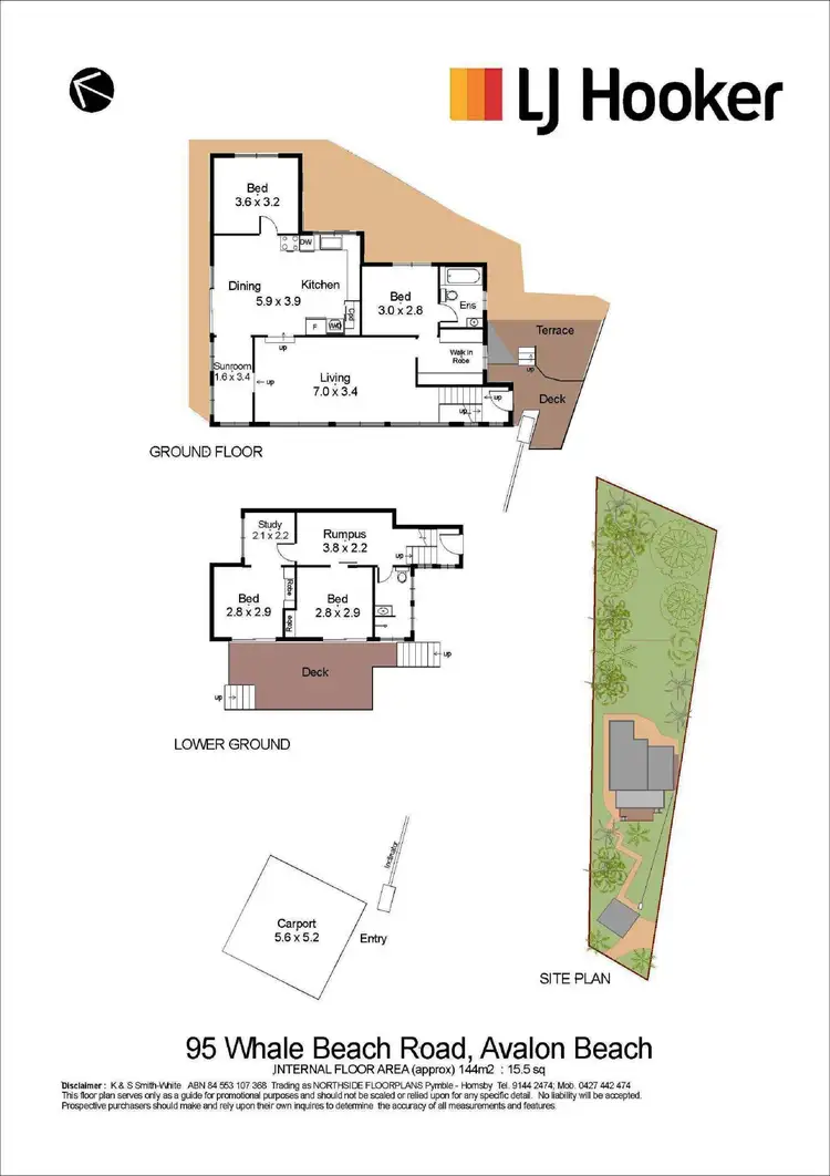 Floorplan of Homely house listing, 95 Whale Beach Road, Avalon Beach NSW 2107