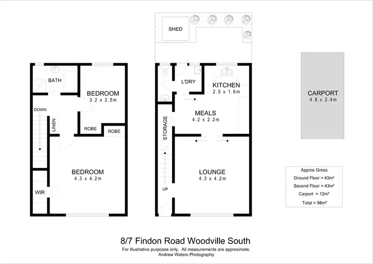 Floorplan of Homely unit listing, 8/7 Findon Road, Woodville South SA 5011