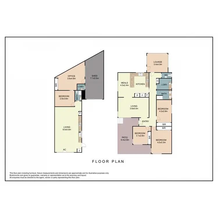 Floorplan of Homely house listing, 36 Laurel Crescent, Campbellfield VIC 3061