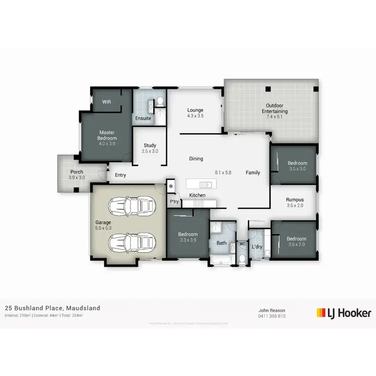 Floorplan of Homely house listing, 25 Bushland Place, Maudsland QLD 4210