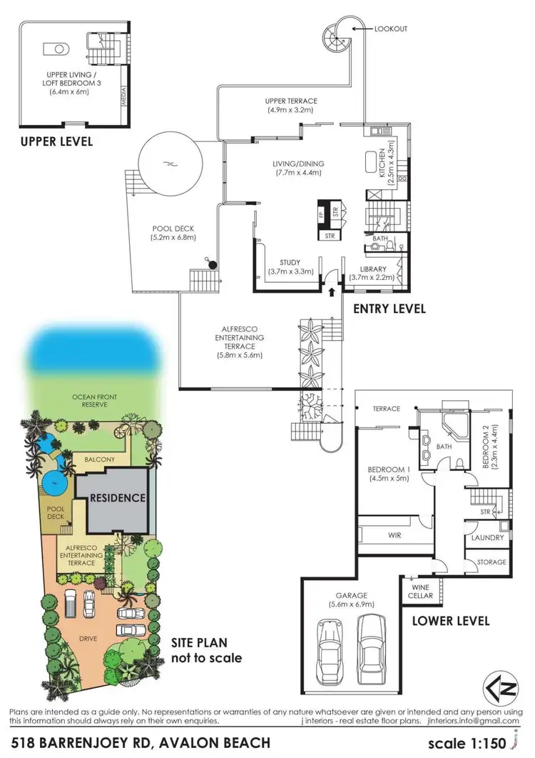 Floorplan of Homely house listing, 518 Barrenjoey Road, Avalon Beach NSW 2107
