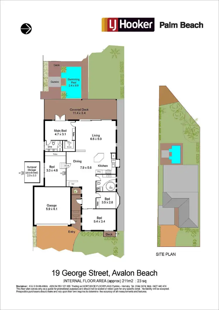 Floorplan of Homely house listing, 19 George Street, Avalon Beach NSW 2107