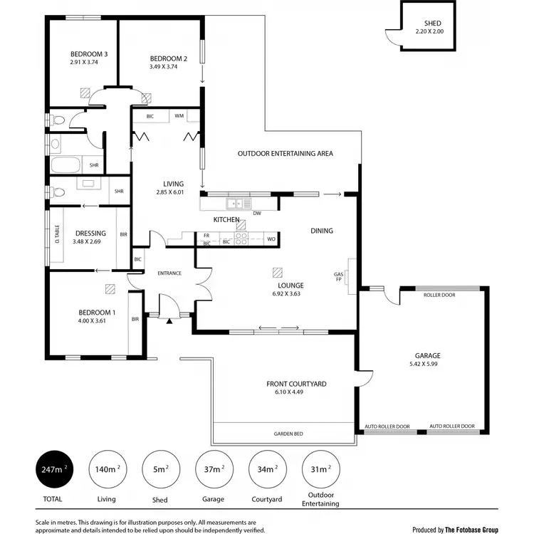 Floorplan of Homely house listing, 3 Brunswick Avenue, North Haven SA 5018
