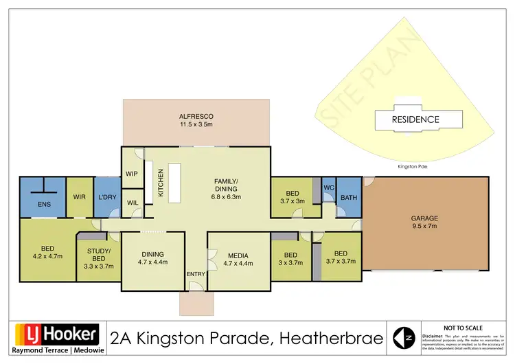 Floorplan of Homely house listing, 2A Kingston Parade, Heatherbrae NSW 2324