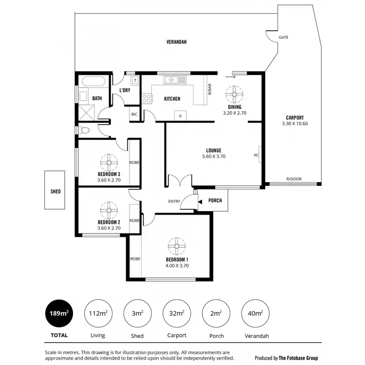 Floorplan of Homely house listing, 3 Telford Crescent, Modbury Heights SA 5092