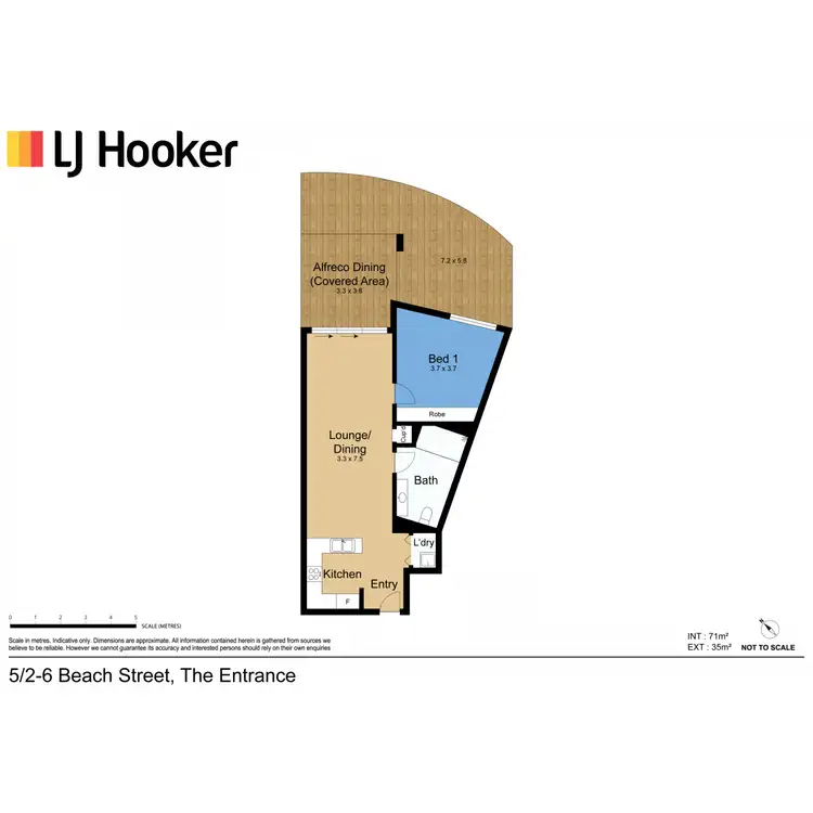 Floorplan of Homely unit listing, 5/2-6 Beach Street, The Entrance NSW 2261