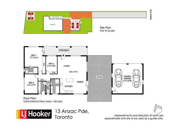 Floorplan of Homely house listing, 13 Anzac Parade, Toronto NSW 2283