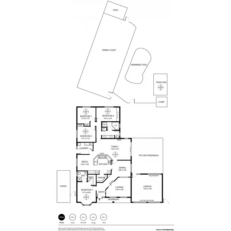 Floorplan of Homely house listing, 11 Cyril-John Court, Athelstone SA 5076