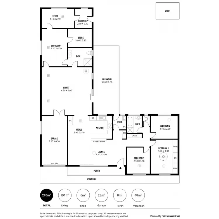 Floorplan of Homely house listing, 16 Roberts Crescent, Hope Valley SA 5090