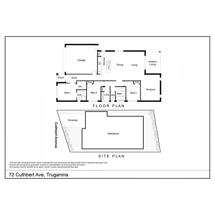 Floorplan of Homely house listing, 72 Cuthbert Avenue, Truganina VIC 3029