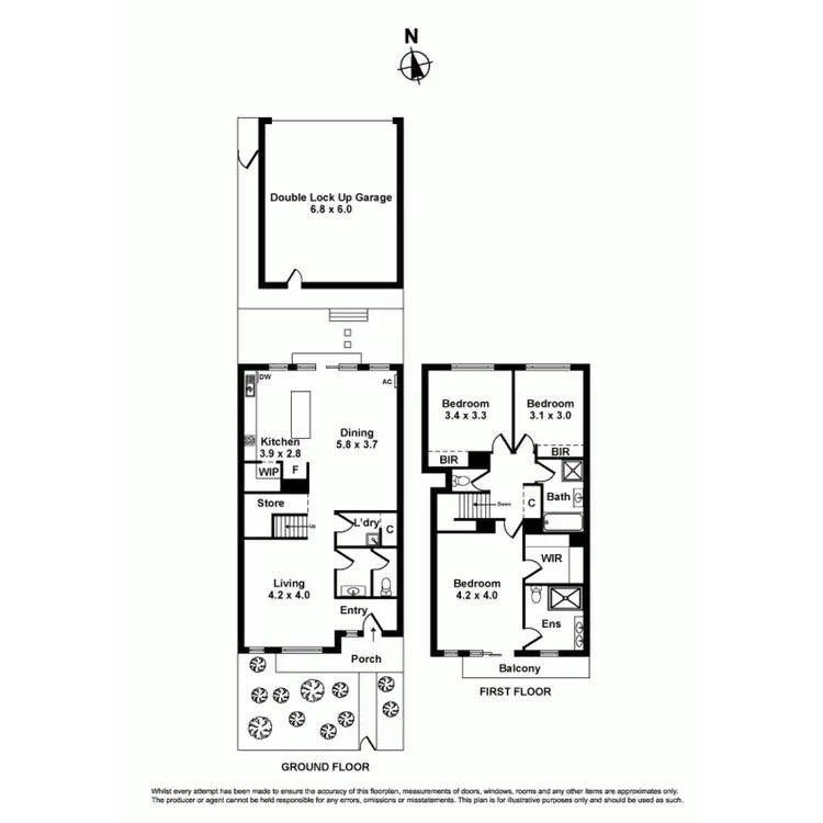 Floorplan of Homely townhouse listing, 22 Tattersalls Lane, Point Cook VIC 3030