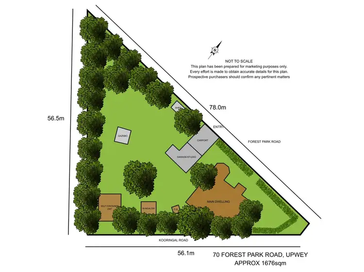 Floorplan of Homely house listing, 70 Forest Park Road, Upwey VIC 3158