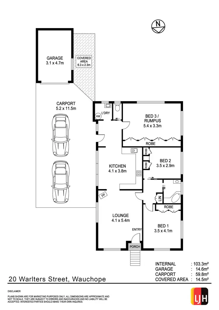 Floorplan of Homely house listing, 20 Warlters Street, Wauchope NSW 2446