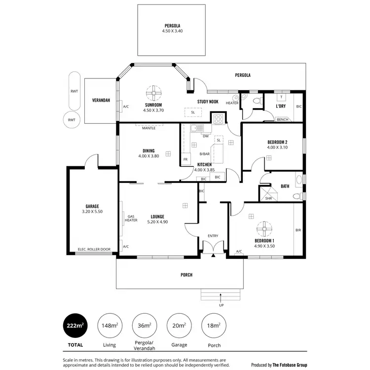 Floorplan of Homely house listing, 60 East Terrace, Kensington Gardens SA 5068