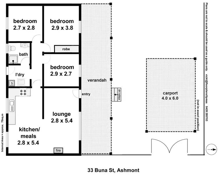 Floorplan of Homely house listing, 33 Buna Street, Ashmont NSW 2650