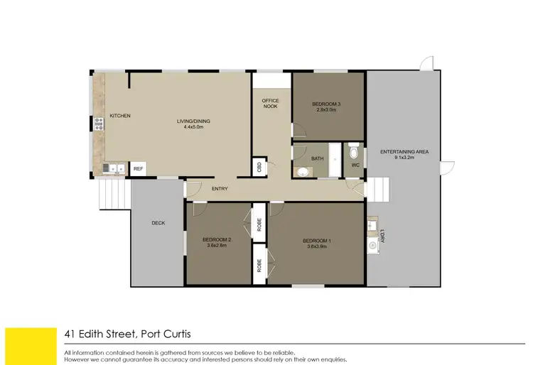Floorplan of Homely house listing, 41 Edith Street, Port Curtis QLD 4700
