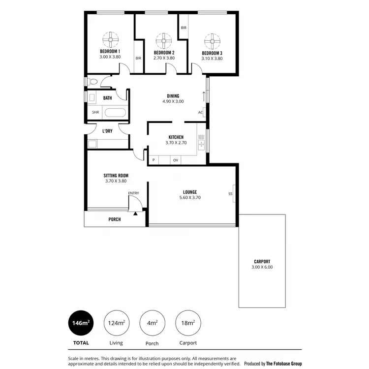 Floorplan of Homely house listing, 5 Margaret Street, Para Hills SA 5096