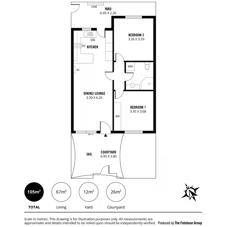 Floorplan of Homely unit listing, 9/81 Walkerville Terrace, Walkerville SA 5081