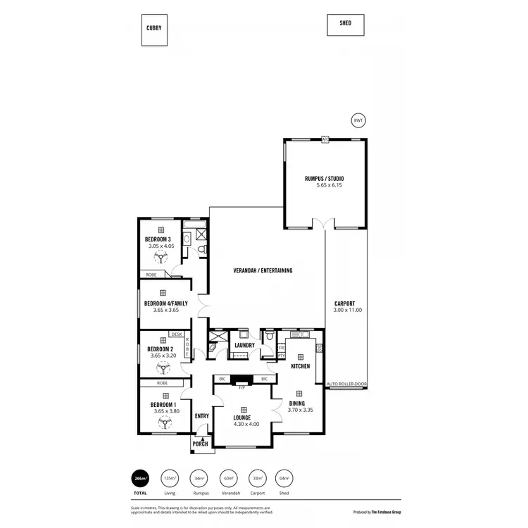 Floorplan of Homely house listing, 15 Gambia Avenue, Hampstead Gardens SA 5086