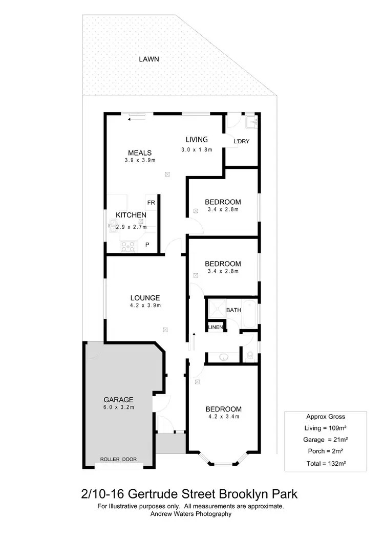 Floorplan of Homely house listing, 2/10-16 Gertrude Street, Brooklyn Park SA 5032