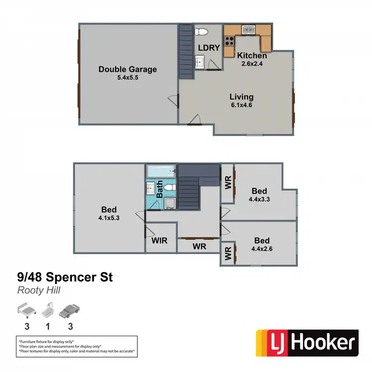 Floorplan of Homely townhouse listing, 9/48 Spencer Street, Rooty Hill NSW 2766
