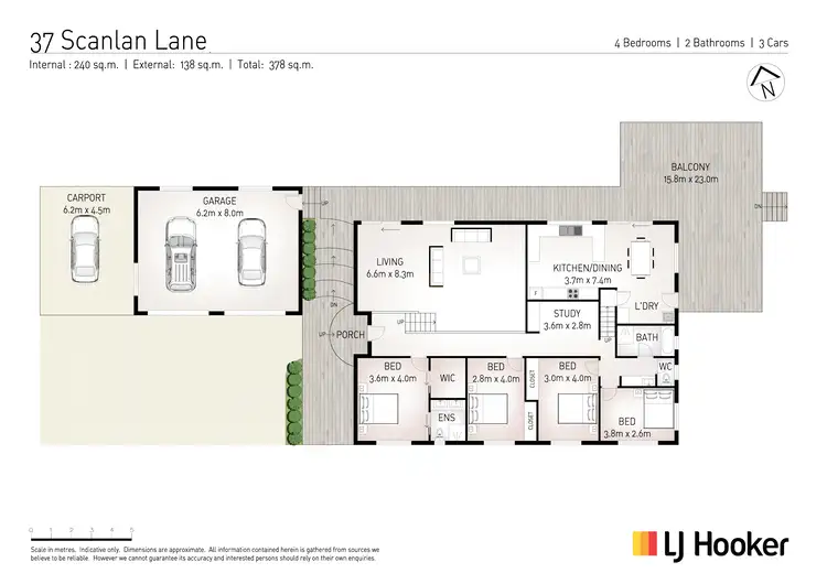 Floorplan of Homely house listing, 37 Scanlan Lane, Lennox Head NSW 2478