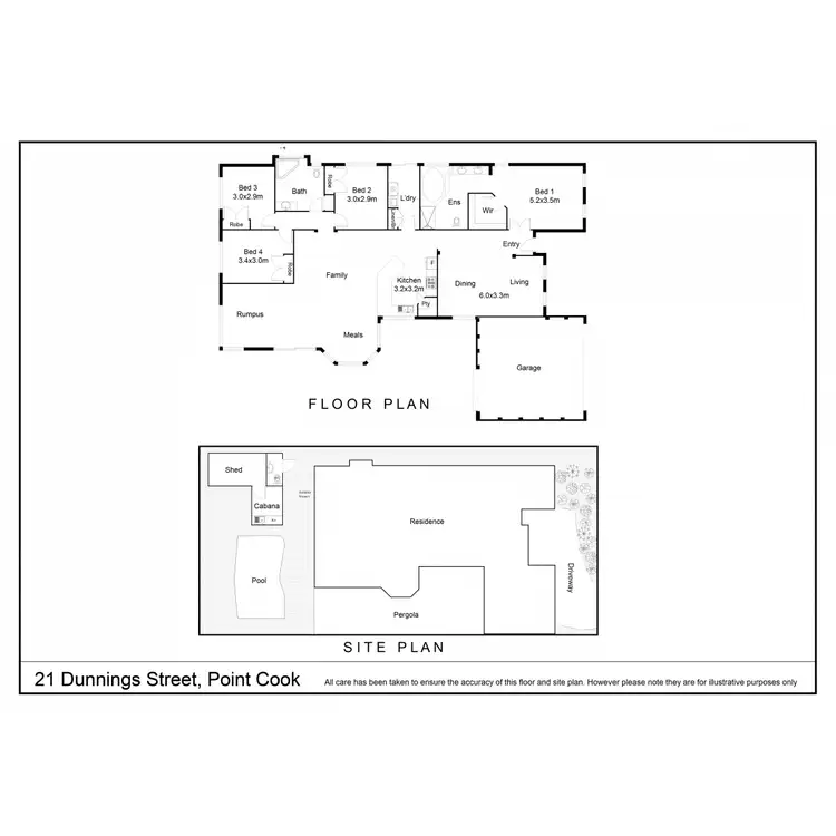 Floorplan of Homely house listing, 21 Dunnings Road, Point Cook VIC 3030