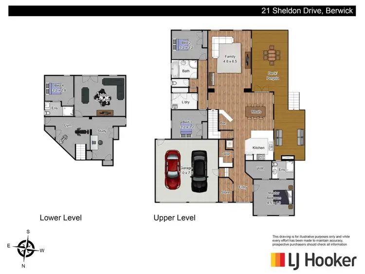 Floorplan of Homely house listing, 21 Sheldon Drive, Berwick VIC 3806