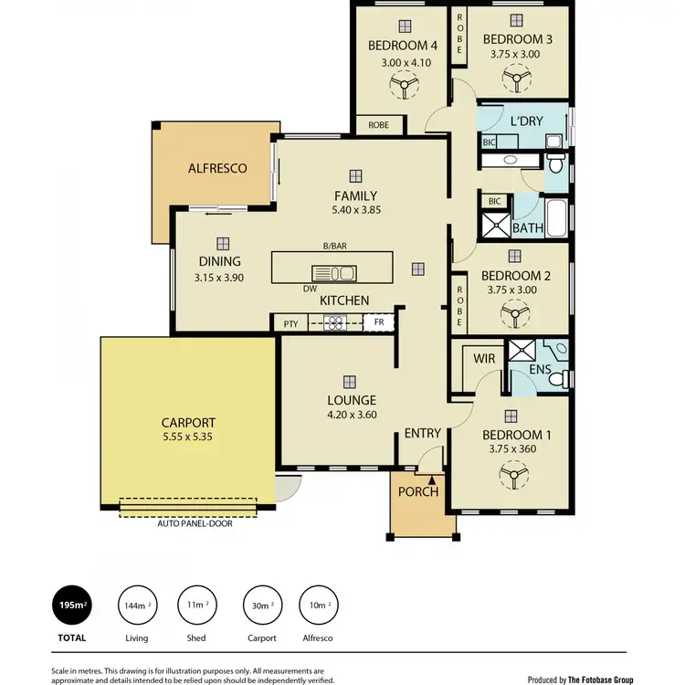 Floorplan of Homely house listing, 48 Captain Robertson Avenue, Golden Grove SA 5125