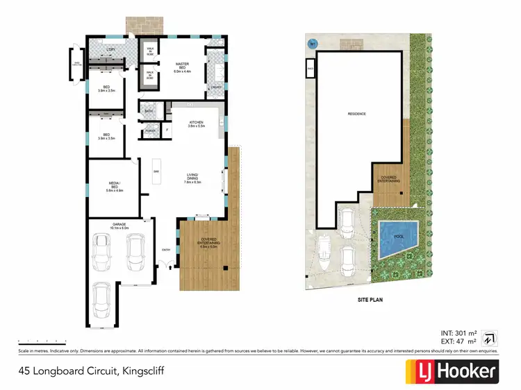 Floorplan of Homely house listing, 45 Longboard Circuit, Kingscliff NSW 2487