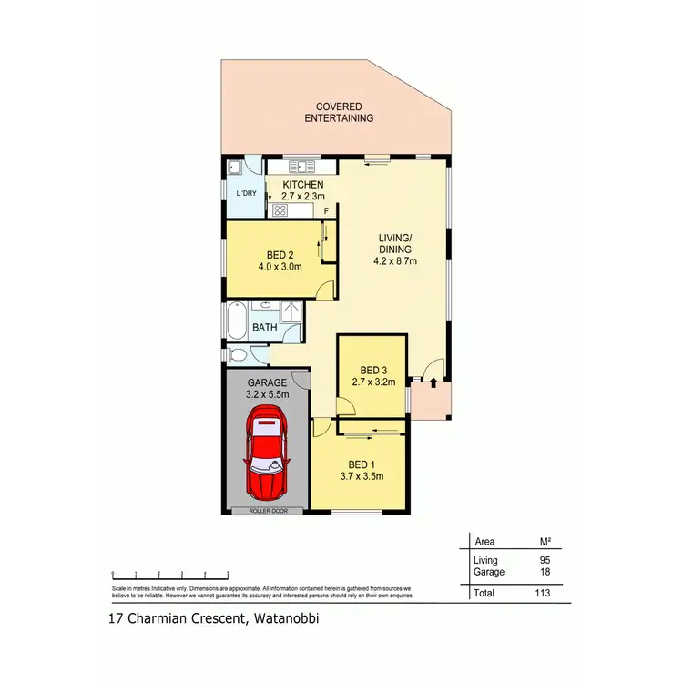 Floorplan of Homely house listing, 17 Charmian Crescent, Watanobbi NSW 2259