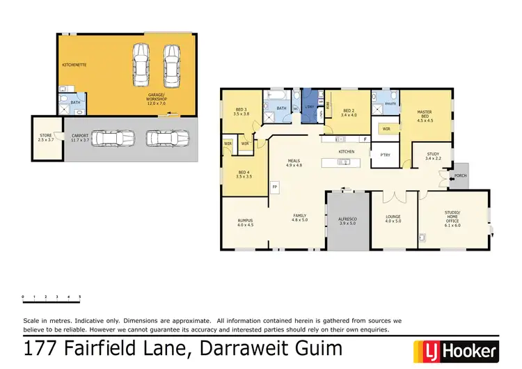 Floorplan of Homely house listing, 177 Fairfield Lane, Darraweit Guim VIC 3756