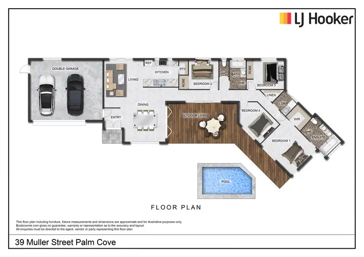Floorplan of Homely house listing, 39 Muller Street, Palm Cove QLD 4879